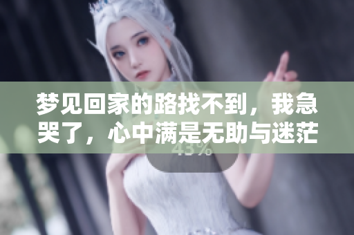 梦见回家的路找不到，我急哭了，心中满是无助与迷茫