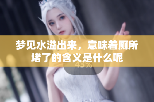 梦见水溢出来，意味着厕所堵了的含义是什么呢