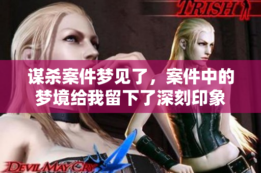 谋杀案件梦见了，案件中的梦境给我留下了深刻印象