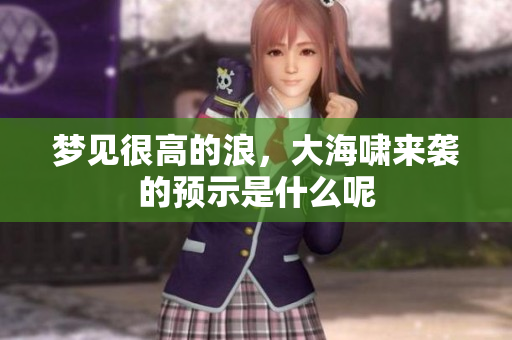 梦见很高的浪，大海啸来袭的预示是什么呢