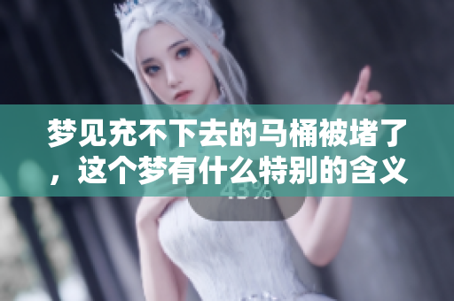 梦见充不下去的马桶被堵了，这个梦有什么特别的含义呢
