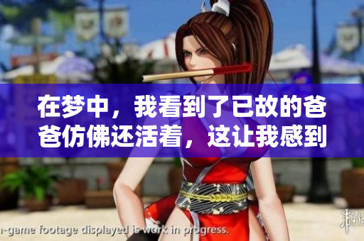 在梦中，我看到了已故的爸爸仿佛还活着，这让我感到无比温暖