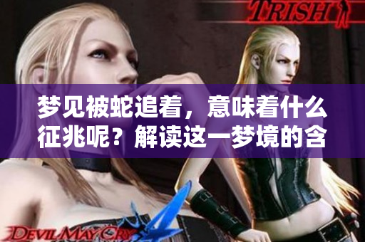 梦见被蛇追着，意味着什么征兆呢？解读这一梦境的含义与象征。