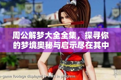 周公解梦大全全集，探寻你的梦境奥秘与启示尽在其中