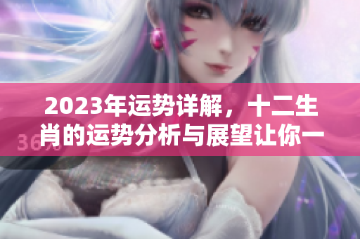 2023年运势详解，十二生肖的运势分析与展望让你一探究竟