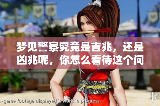 梦见警察究竟是吉兆，还是凶兆呢，你怎么看待这个问题？