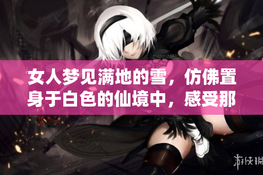 女人梦见满地的雪，仿佛置身于白色的仙境中，感受那份静谧与美丽