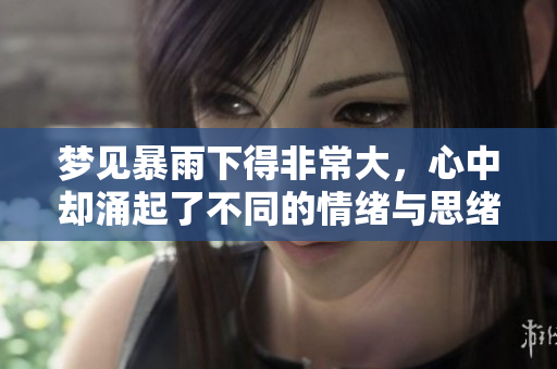 梦见暴雨下得非常大，心中却涌起了不同的情绪与思绪
