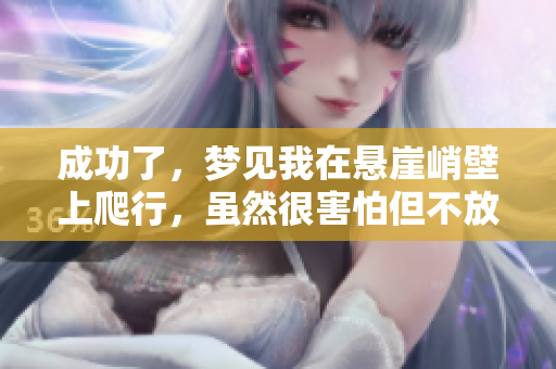 成功了，梦见我在悬崖峭壁上爬行，虽然很害怕但不放弃