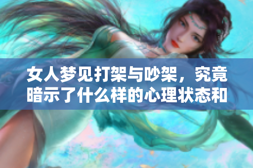 女人梦见打架与吵架，究竟暗示了什么样的心理状态和情感冲突呢