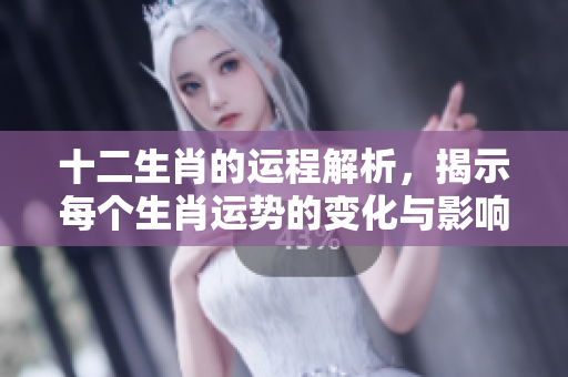 十二生肖的运程解析，揭示每个生肖运势的变化与影响