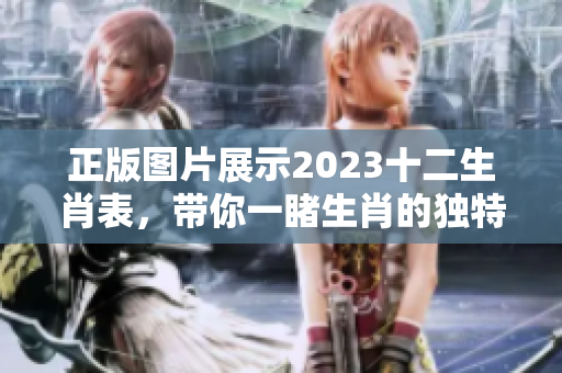 正版图片展示2023十二生肖表，带你一睹生肖的独特魅力