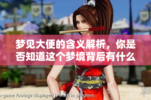 梦见大便的含义解析，你是否知道这个梦境背后有什么深意呢