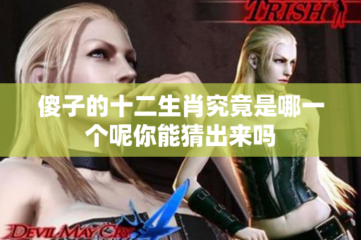傻子的十二生肖究竟是哪一个呢你能猜出来吗