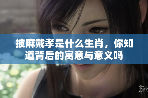 披麻戴孝是什么生肖，你知道背后的寓意与意义吗