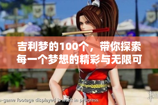 吉利梦的100个，带你探索每一个梦想的精彩与无限可能